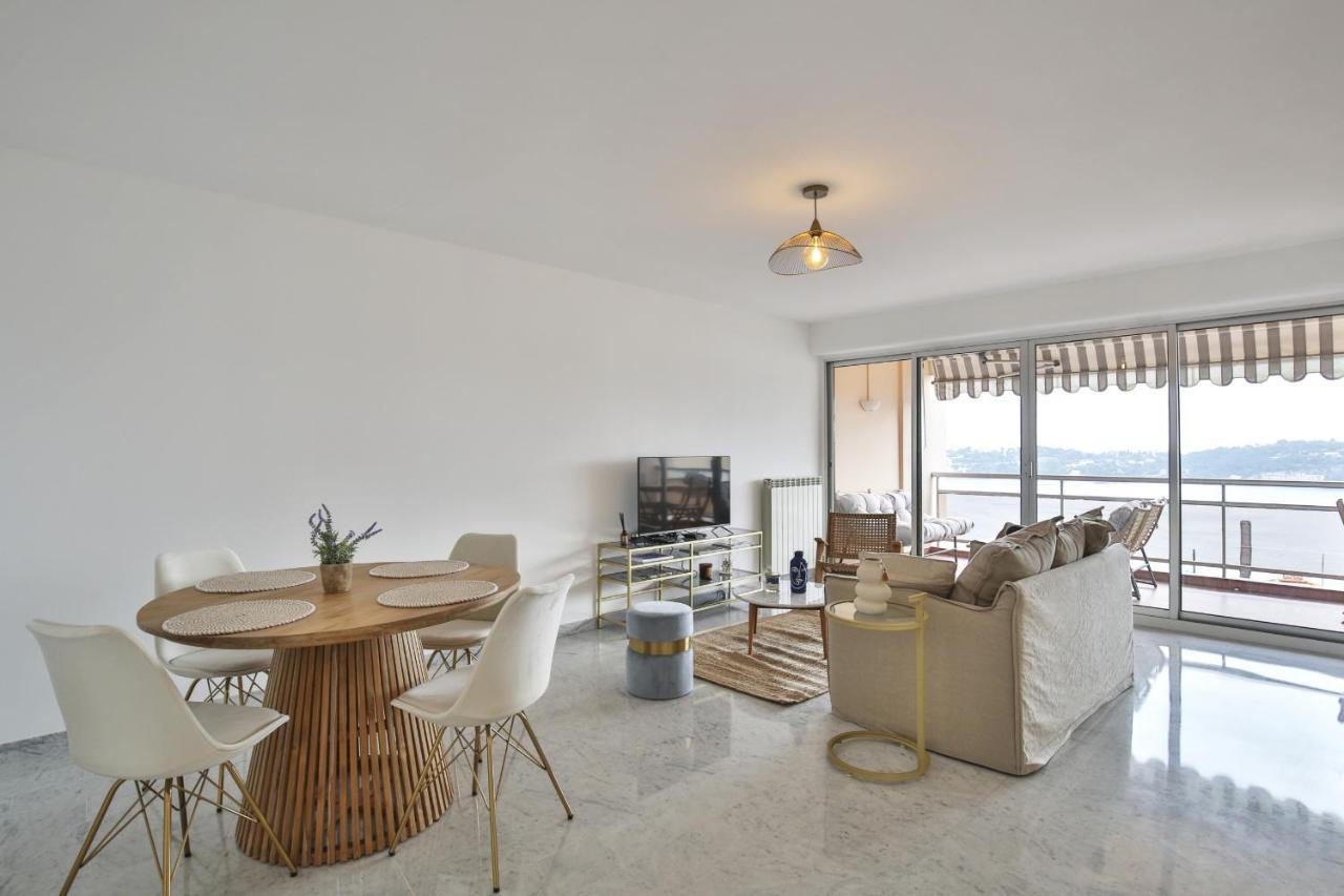 Sublime Appartement Vue Mer. Parking/Piscine/Clim Villefranche-sur-Mer Exterior photo
