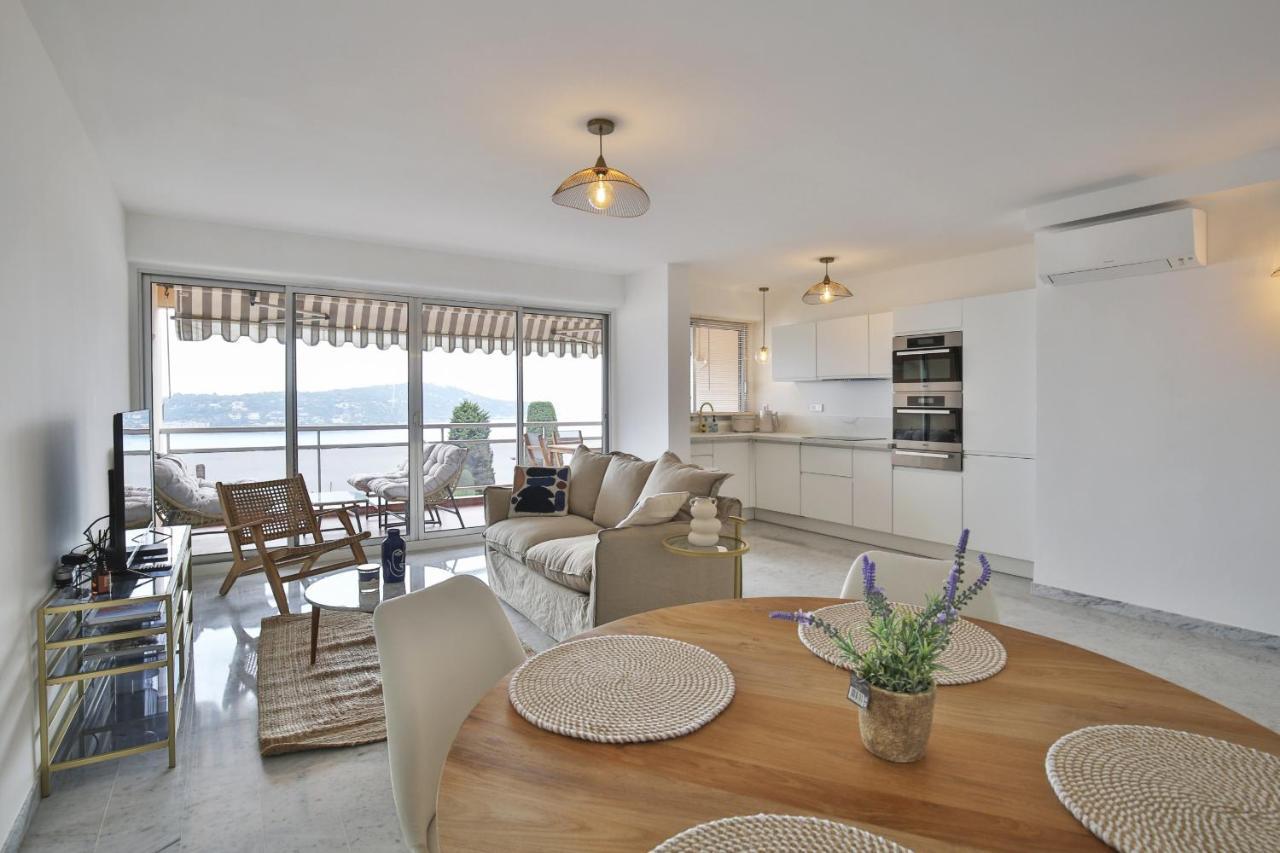 Sublime Appartement Vue Mer. Parking/Piscine/Clim Villefranche-sur-Mer Exterior photo