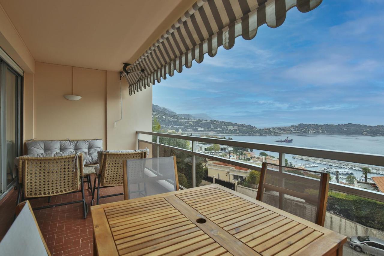 Sublime Appartement Vue Mer. Parking/Piscine/Clim Villefranche-sur-Mer Exterior photo